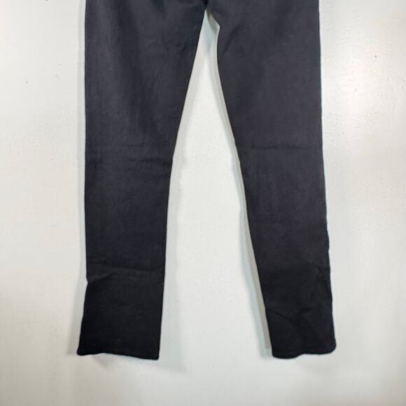 Pistola Black Colleen Split Hem Jeans High Rise Straight Leg Womens Size 26 - Picture 8 of 11